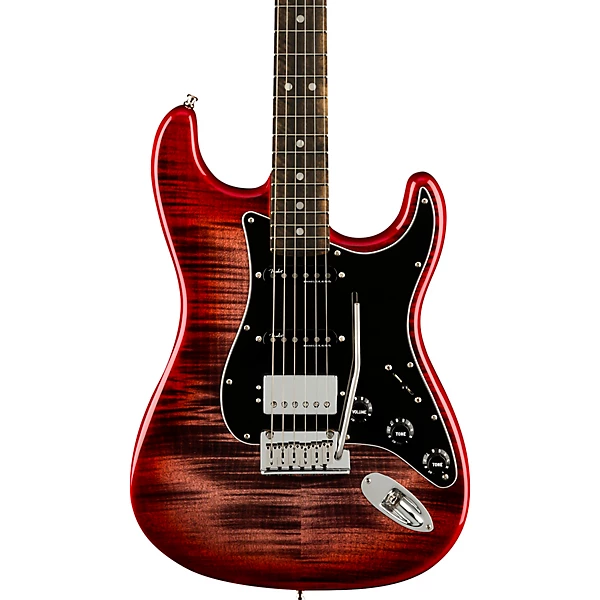 Fender American Ultra Stratocaster HSS Ebony Fingerboard Limited Edition Electric Guitar Umbra Burst
