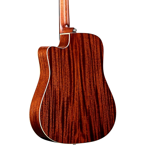 MD60CE Herringbone Dreadnought Acoustic Electric Guitar Shadow Burst