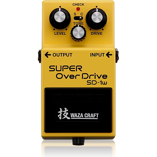 BOSS SD 1W Super Overdrive Waza Craft Guitar Effects Pedal