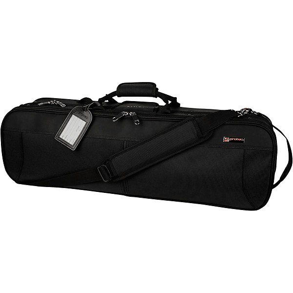 Deluxe 4 4 Violin Pro Pac Case Black Exterior Black Interior