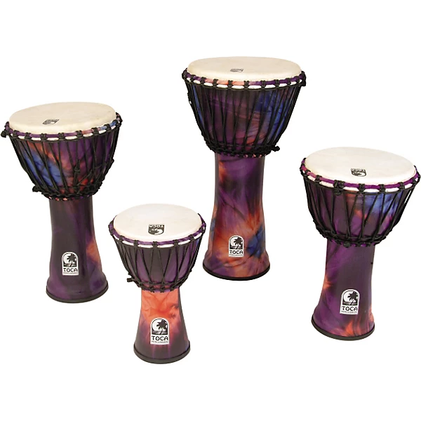 Synergy Freestyle Rope Tuned Djembe 7 in Purple