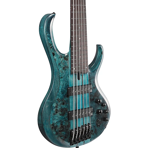 Ibanez BTB946 6 String Electric Bass Guitar Cosmic Blue Low Gloss