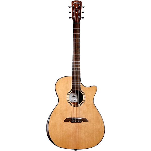 Alvarez AG60CE Grand Auditorium Acoustic Electric Guitar Natural