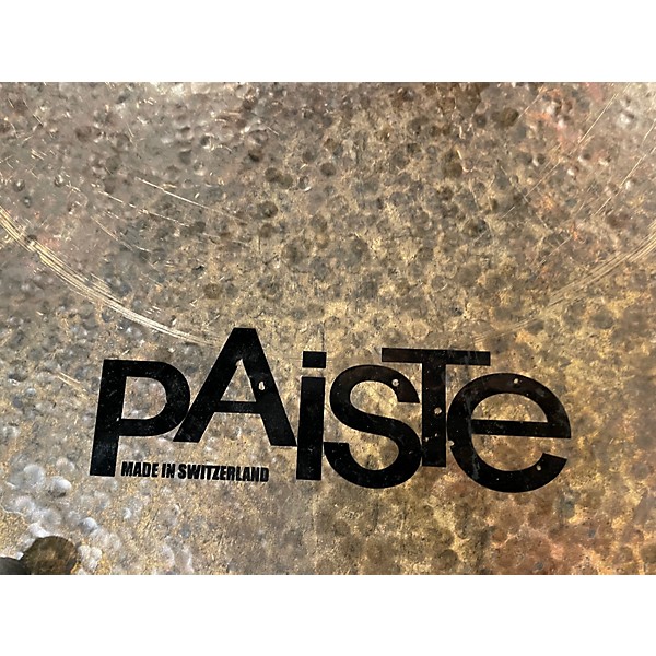 Paiste Used Paiste 24in Twenty Masters Deep Ride Signature Groove Cymbal.gc