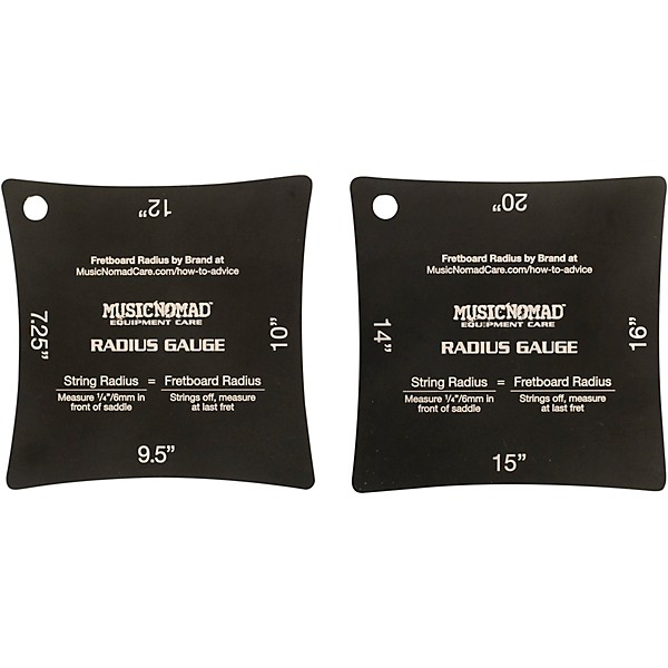 Music Nomad Precision Radius Gauge Set 2 Pak