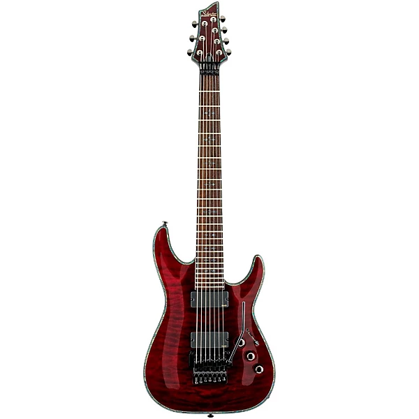 Schecter Guitar Research Hellraiser C 7 FR 7 String Electric Guitar Black Cherry