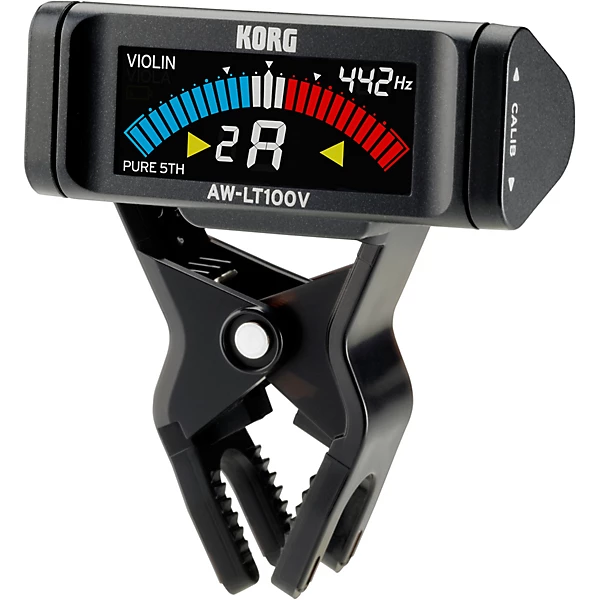 Clip On Violin Tuner Black