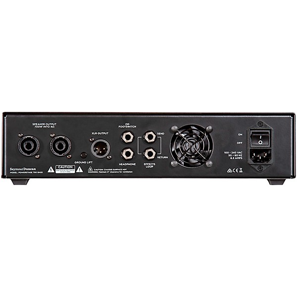PowerStage 700 700W Bass Amp Head Black