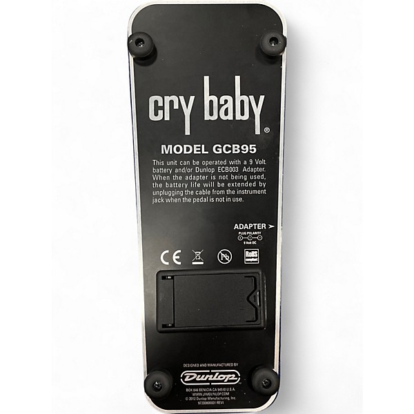 Dunlop Used Dunlop GCB95BL CRYBABY WAH METALLIC BLUE LIMITED EDITION Effect Pedal.gc