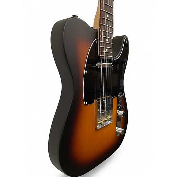 Fender Used Fender Limited Edition American Performer Timber Telecaster Sunburst Solid Body Electric Guitar.gc