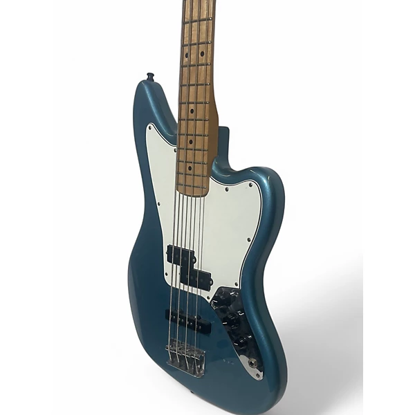 Used Fender JAGUAR BLUE Electric Bass Guitar
