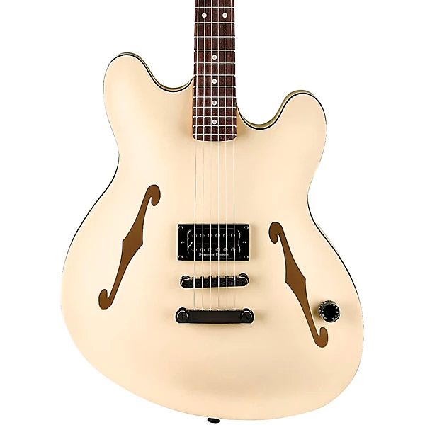 Tom DeLonge Starcaster Electric Guitar Satin Olympic White