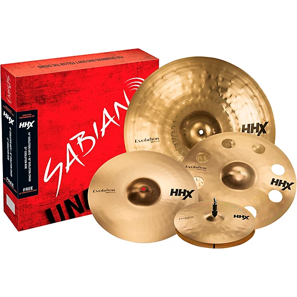 SABIAN HHX Evolution Cymbal Set With Free 18\