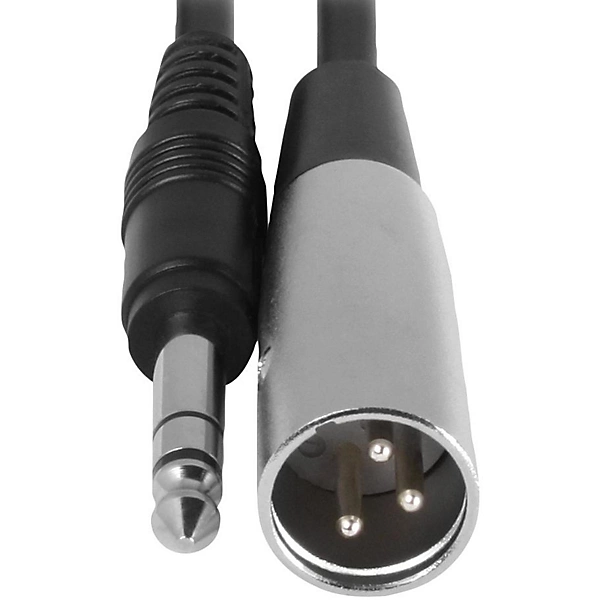 Essential Interconnect Cable 1 4 TRS to XLR Male 5 ft Black