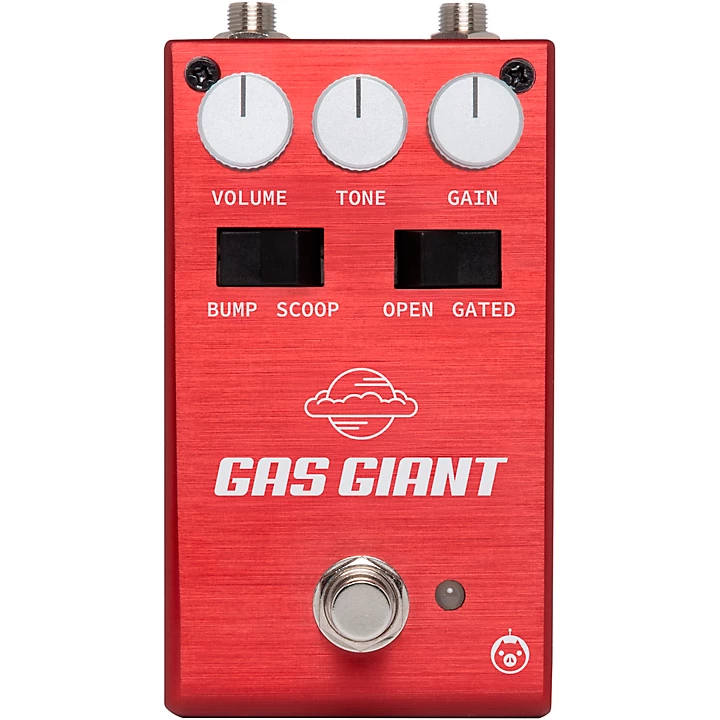 Pigtronix Gas Giant High Gain Analog Jumbo Fuzz Effects Pedal Red
