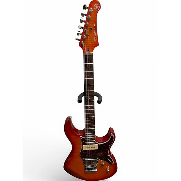 Yamaha Used Yamaha PAC611HFM Honey Burst Solid Body Electric Guitar.gc