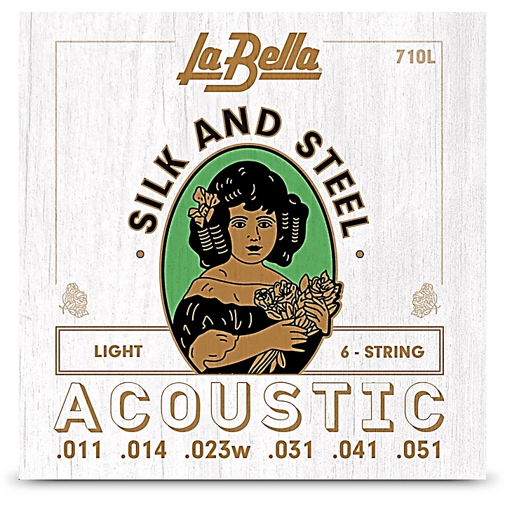 710L Silk Steel Light Acoustic Guitar Strings