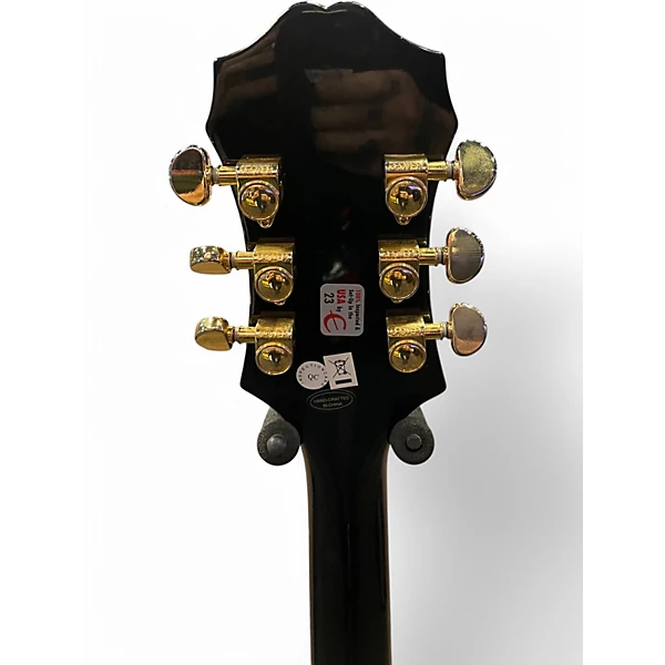 Used Epiphone Sheraton II Black Hollow Body Electric Guitar