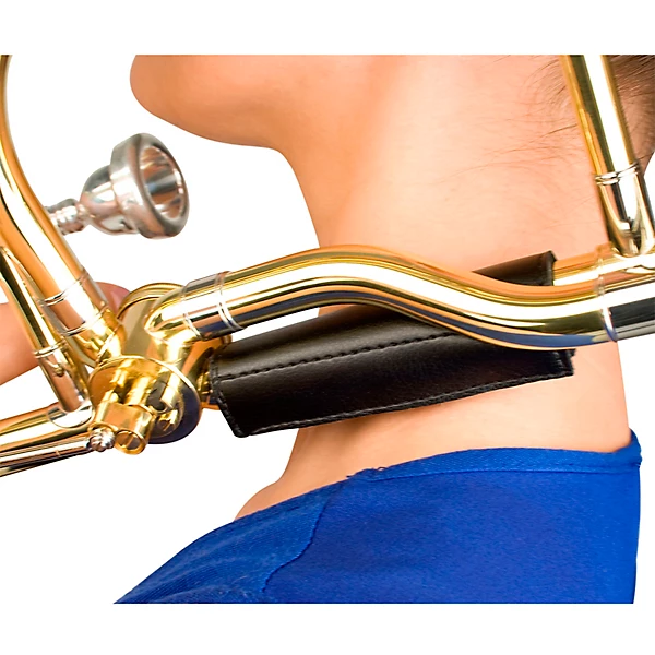 Padded Leather Neck Guard for Trigger Trombones