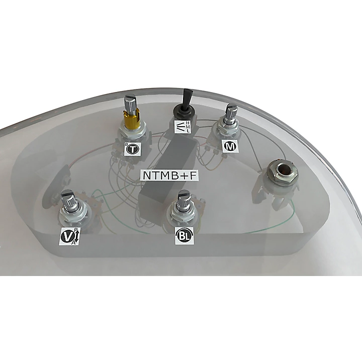 BRHR 47AP 918 3 band EQ Active Passive Pre wired Harness