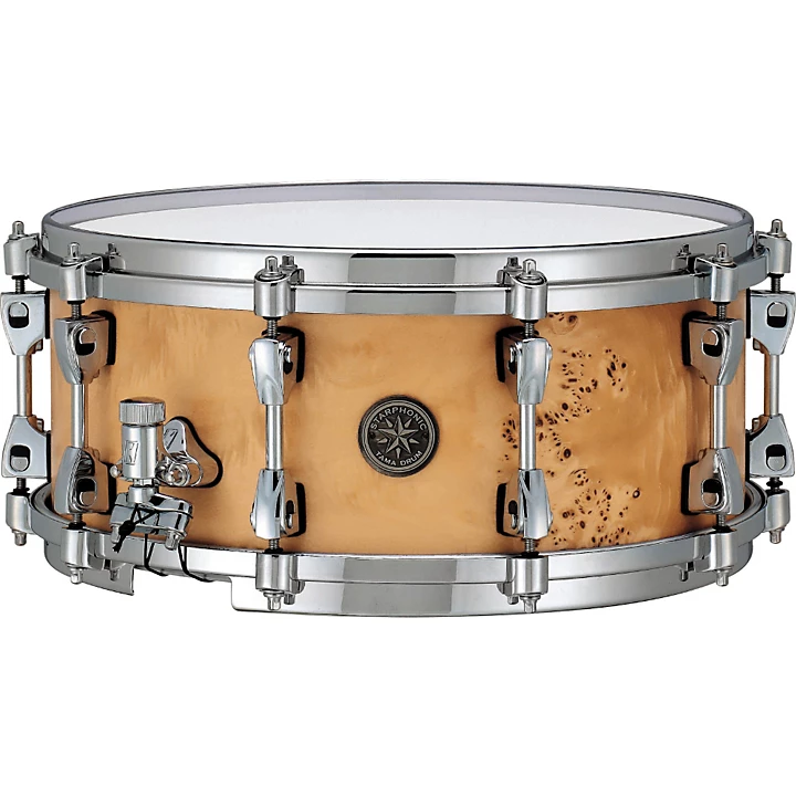 TAMA Starphonic Snare Drum Satin Mappa Burl 6x14