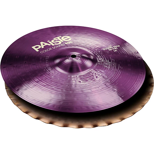 Paiste Colorsound 900 Sound Edge Hi Hat Cymbal Purple 14 in. Top