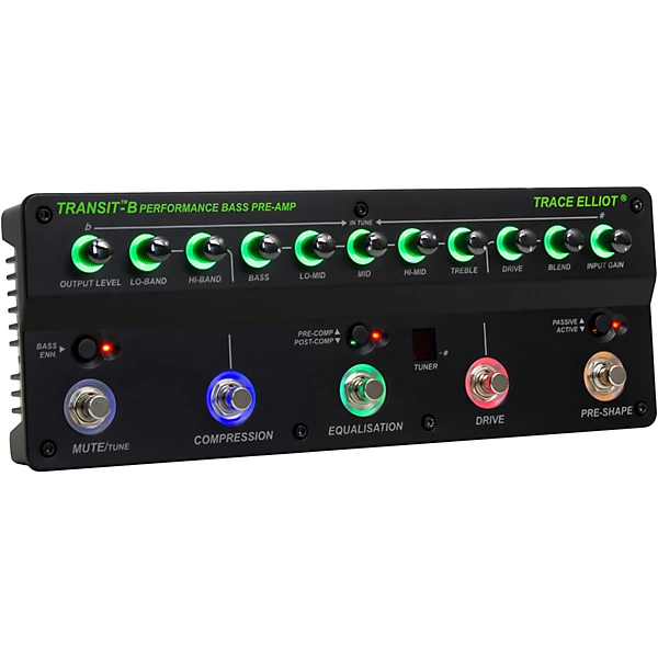 Transit B Bass Pre amp and Effects Pedal