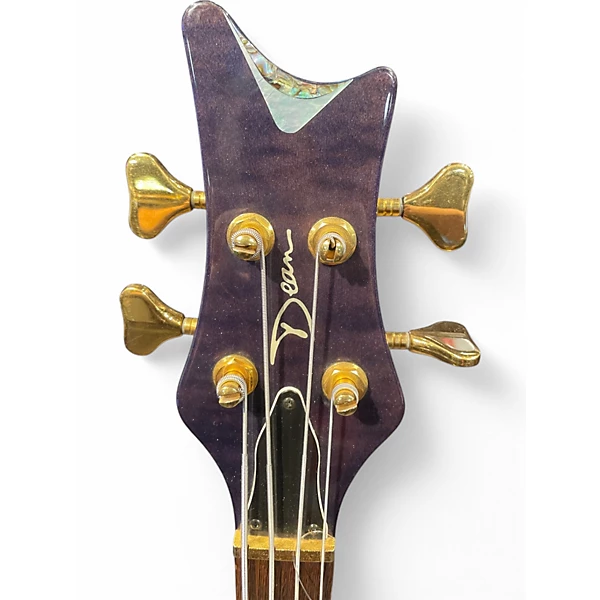 Dean Used Dean EUROPEAN CUSTOM SELECT BLUE Electric Bass Guitar.gc