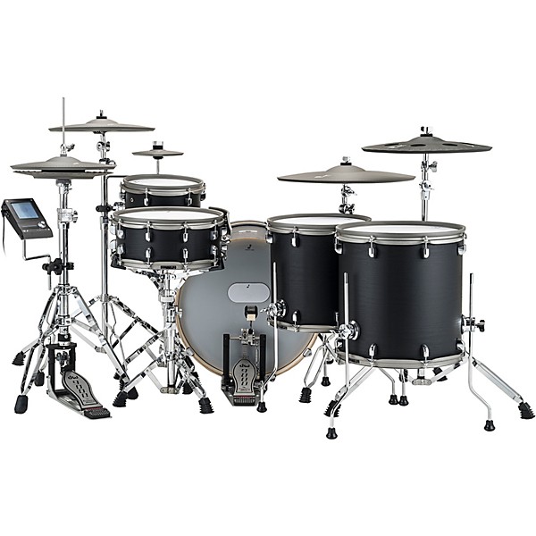 7X Acoustic Designed Electronic Drum Set Black Oak Wrap