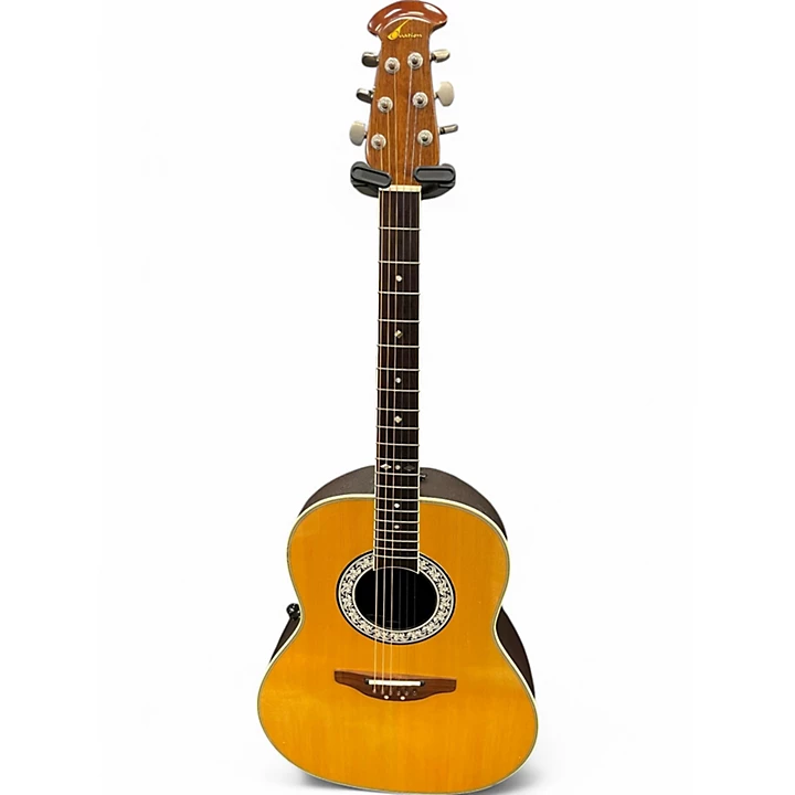 Vintage 1979 Ovation 1517 natural Acoustic Electric Guitar