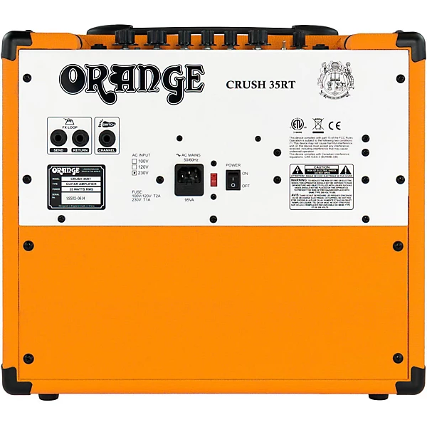 Orange Amplifiers Crush 35RT 35W 1x10 Guitar Combo Amp Orange