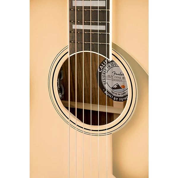 Fender Malibu Vintage California Series Limited Edition Acoustic Electric Guitar Antigua
