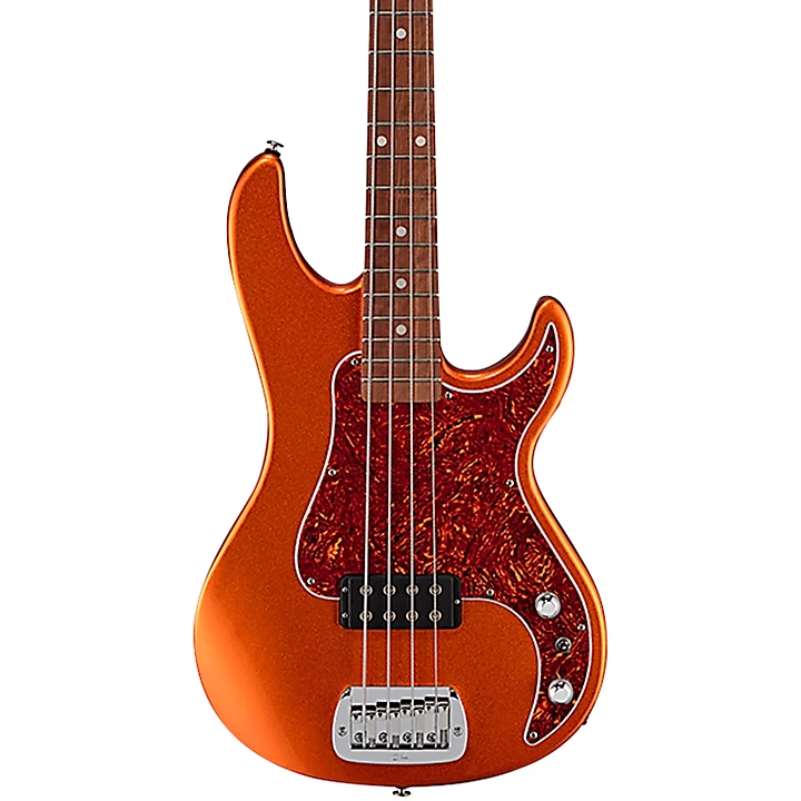 Fullerton Deluxe Kiloton Electric Bass Tangerine Metallic