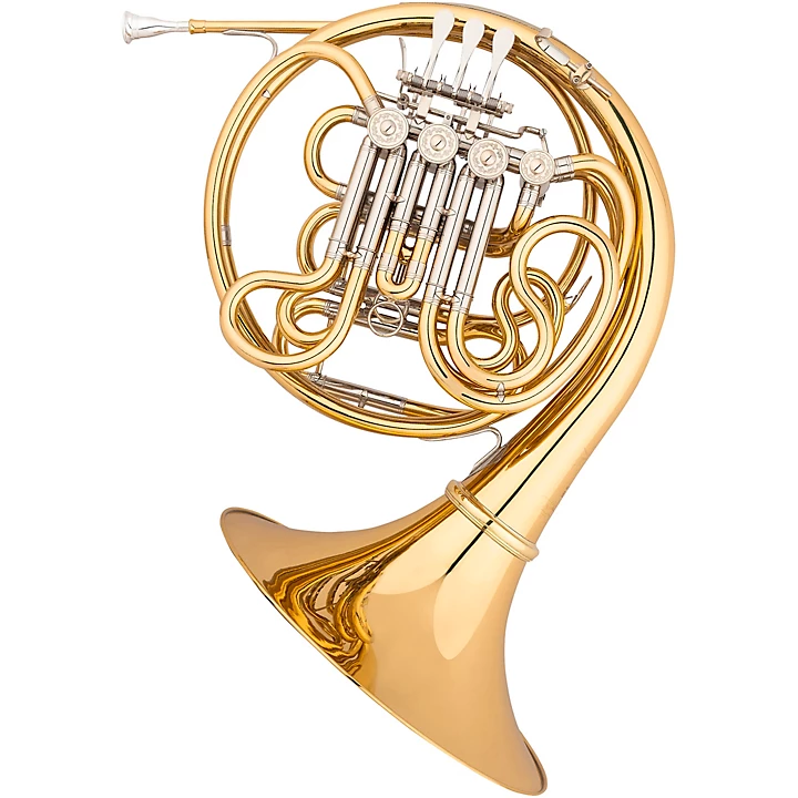 EFH685GD Performance Series Geyer Knopf Double Horn with Detachable Bell Gold Brass