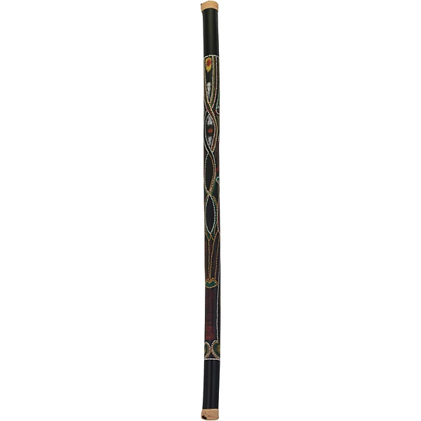 60 in Bamboo Rainstick in Hand Painted Hidden Spirit Finish