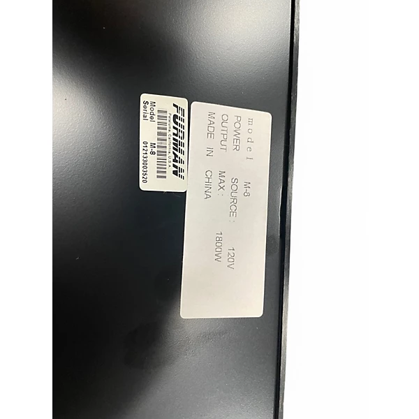 Furman Used Furman Model m8 power conditioner Power Conditioner.gc