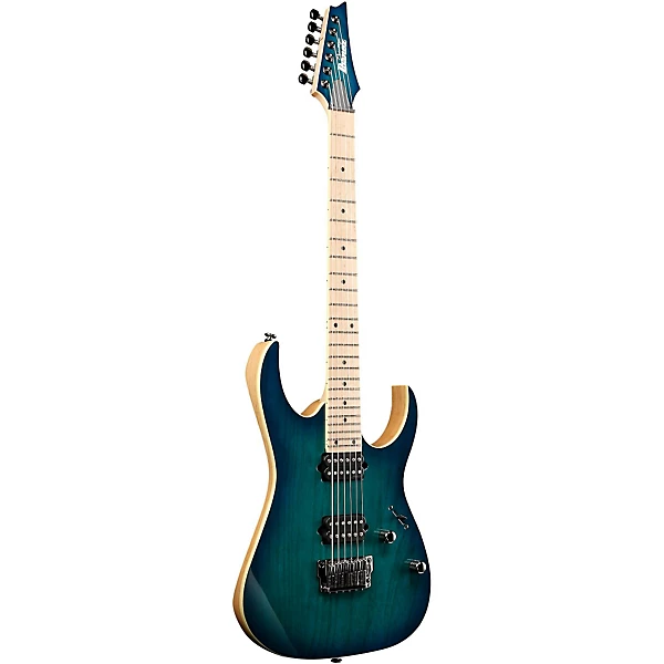 RG652AHMFX Prestige RG Series 6 String Electric Guitar Nebula Green Burst