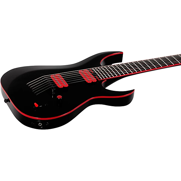 Sunset 7 Red Dawn Electric Guitar Gloss Black