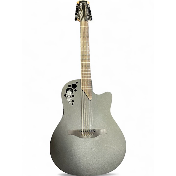 Used Ovation PRO SERIES black 12 String Acoustic Guitar