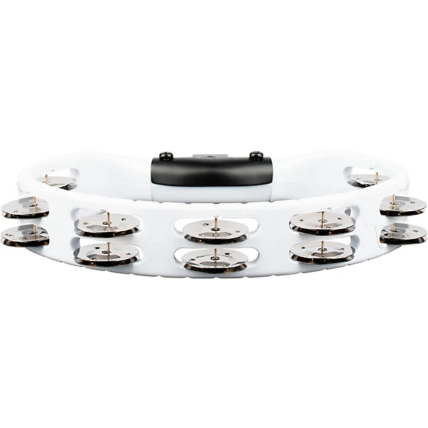 Headliner Series Mountable Molded ABS Tambourine White