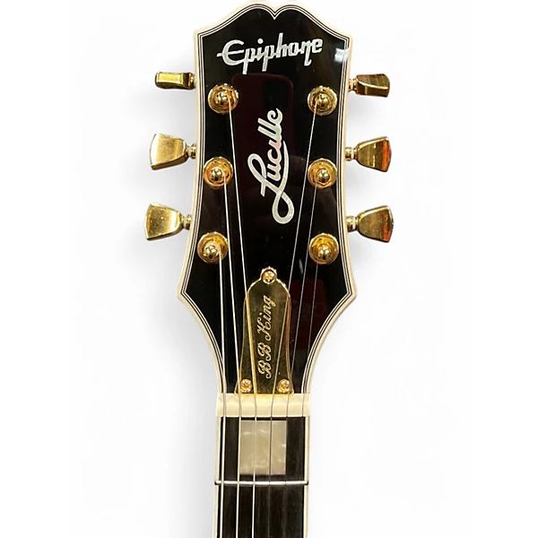 Used Epiphone BB King Lucille Ebony Hollow Body Electric Guitar
