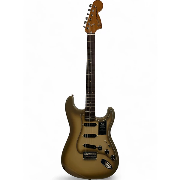 Used Fender 70TH ANNIVERSARY VINTERA II STRATOCASTER Antigua Solid Body Electric Guitar