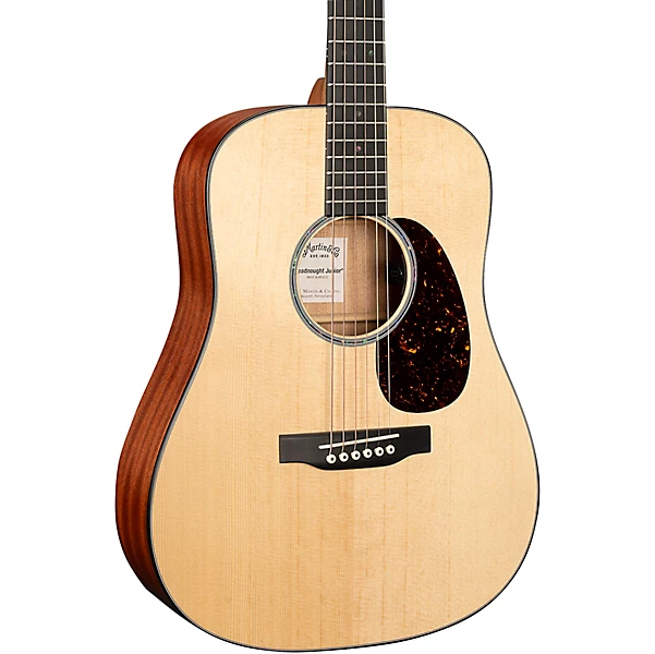 DJRE Junior Dreadnought Acoustic Electric Guitar Natural