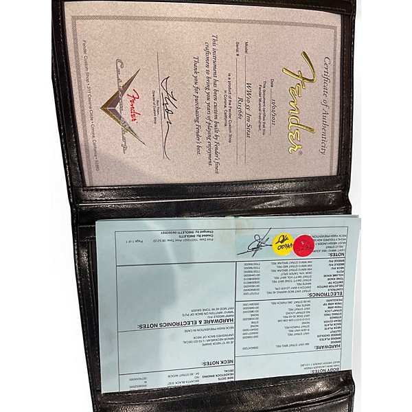 Fender Used 2021 Fender WW10 55 JOURNEYMAN STRAT Blue Solid Body Electric Guitar.gc