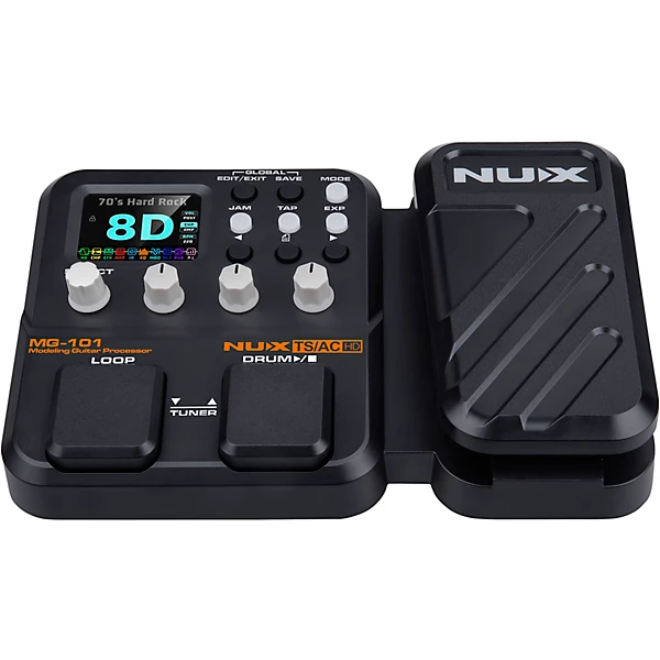 NUX MG 101 Multi Effects and Amp Modeler Effects Pedal Black