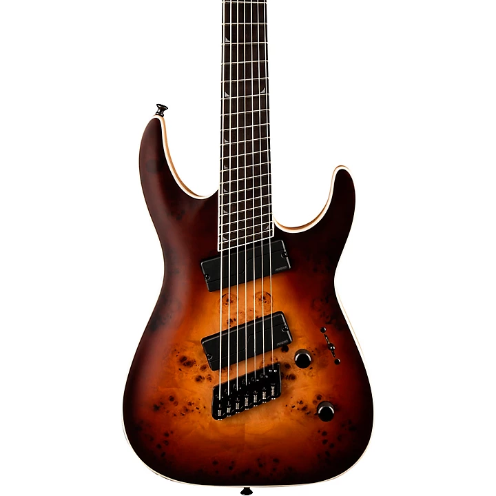 Jackson Concept Series Soloist SLAT7 HT Ebony Fingerboard Electric Guitar Level 2 Satin Bourbon Burst