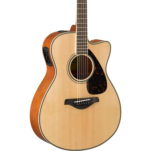 FSX820C Small Body Acoustic Electric Guitar Natural