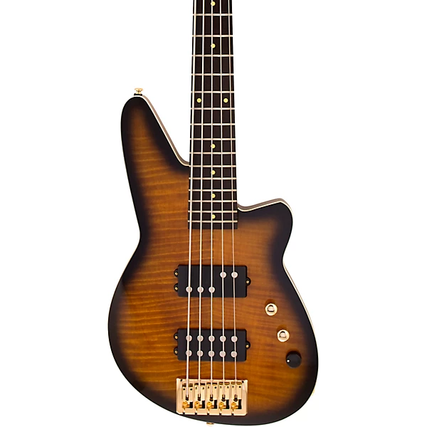 Reverend Mercalli 5 FM 5 String Electric Bass Guitar Coffee Burst
