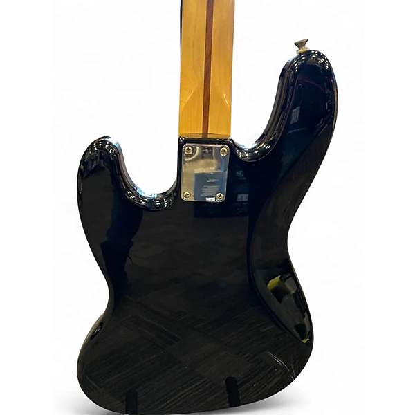 Used Fender Standard Jazz Bass Fretless Black Electric Bass Guitar