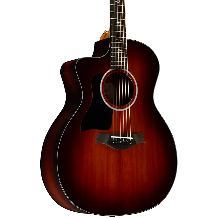 Taylor 224ce K Deluxe Grand Auditorium Left Handed Acoustic Electric Guitar Shaded Edge Burst